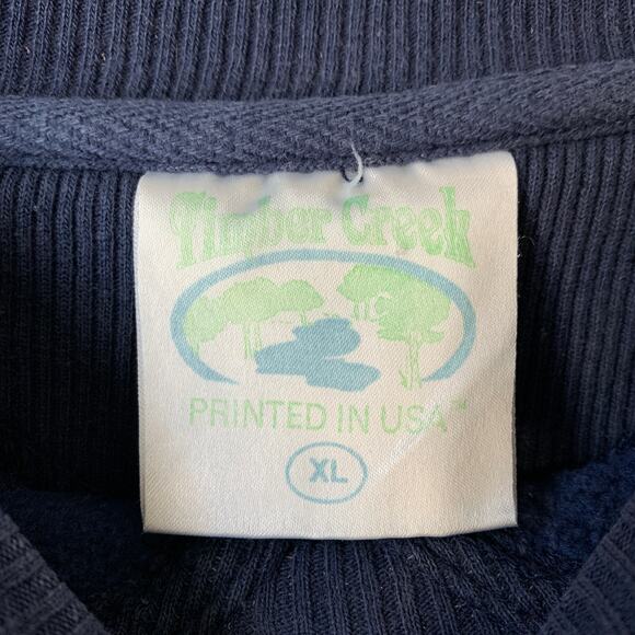 Vintage Timber Creek Sweatshirt Birdhouse Picket Fence Birds Apples 90s Size XL - Picture 14 of 16